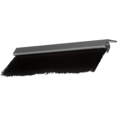 Osborn - Sweeps & Seals; Type: Brush Seal ; Width (Inch): .366 ; Finish/Coating: Clear Anodized Aluminum ; Material: Nylon; Clear Anodized Aluminum ; Back Strip Brush Width (Inch): .24 ; Bristle Length (Inch): 2.0000 - Exact Tool & Supply