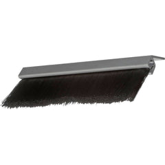 Osborn - Sweeps & Seals; Type: Brush Seal ; Width (Inch): .292 ; Finish/Coating: Clear Anodized Aluminum ; Material: Polypropylene; Duranodic Bronze ; Back Strip Brush Width (Inch): 1.25 ; Bristle Length (Inch): 3.0000 - Exact Tool & Supply