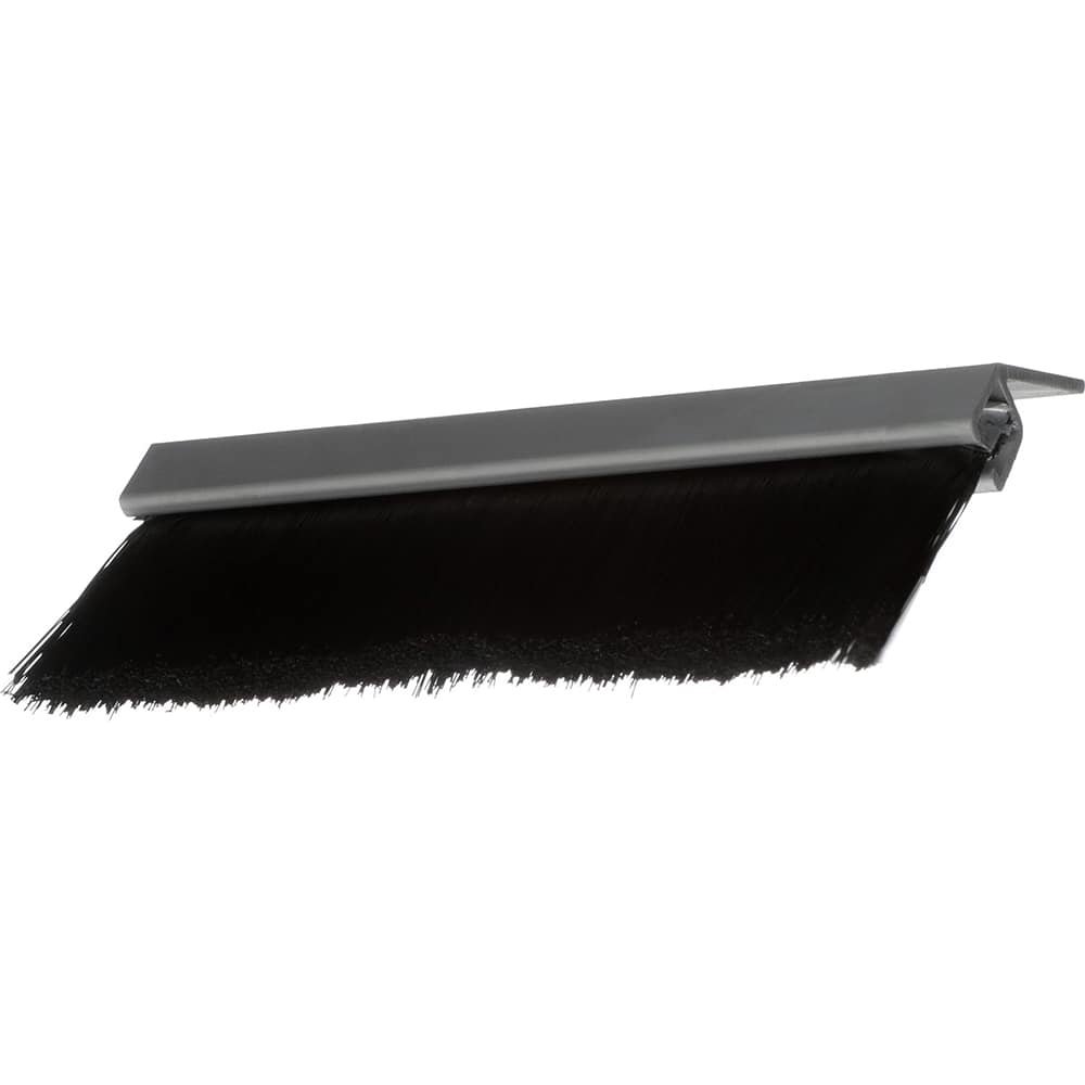 Osborn - Sweeps & Seals; Type: Brush Seal ; Width (Inch): .292 ; Finish/Coating: Clear Anodized Aluminum ; Material: Polypropylene; Duranodic Bronze ; Back Strip Brush Width (Inch): 1.813 ; Bristle Length (Inch): 2.0000 - Exact Tool & Supply