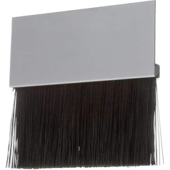 Osborn - Sweeps & Seals; Type: Brush Seal ; Width (Inch): .197 ; Finish/Coating: Clear Anodized Aluminum ; Material: Nylon; Clear Anodized Aluminum ; Back Strip Brush Width (Inch): .18 ; Bristle Length (Inch): 2.0000 - Exact Tool & Supply