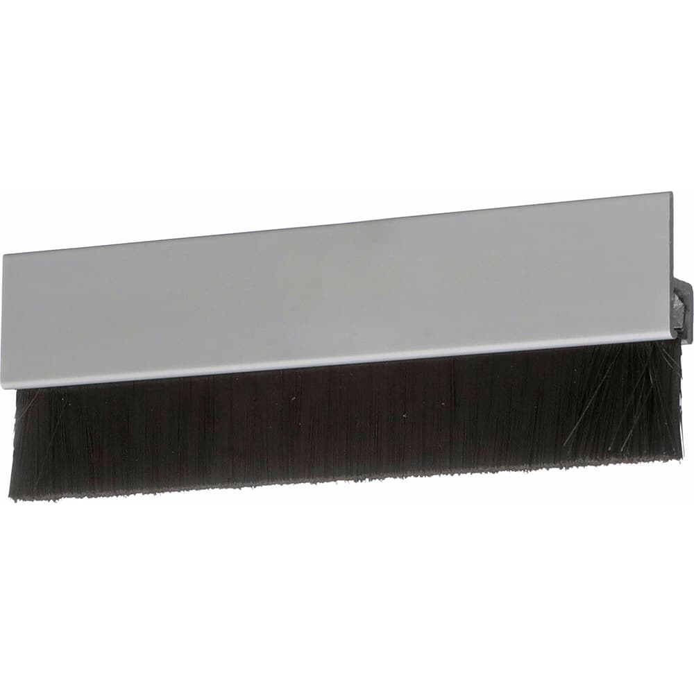 Osborn - Sweeps & Seals; Type: Brush Seal ; Width (Inch): .292 ; Finish/Coating: Clear Anodized Aluminum ; Material: Nylon; Clear Anodized Aluminum ; Back Strip Brush Width (Inch): 1.813 ; Bristle Length (Inch): 1.0000 - Exact Tool & Supply