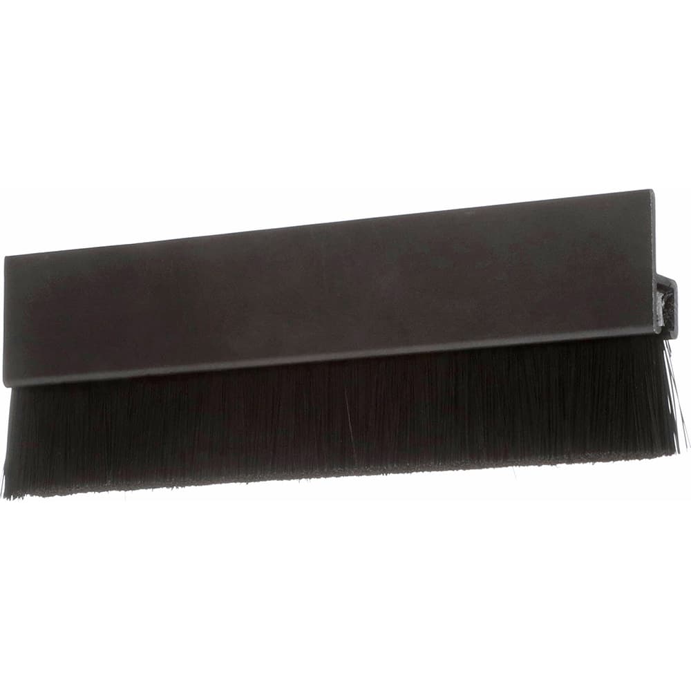 Osborn - Sweeps & Seals; Type: Brush Seal ; Width (Inch): .366 ; Finish/Coating: Duranodic Bronze ; Material: Nylon; Duranodic Bronze ; Back Strip Brush Width (Inch): 1.102 ; Bristle Length (Inch): 1.0000 - Exact Tool & Supply