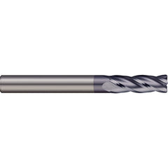 Micro 100 - Corner Radius & Corner Chamfer End Mills; Mill Diameter (Inch): 1/8 ; Mill Diameter (Decimal Inch): 0.1250 ; End Type: Corner Radius ; Corner Radius (Decimal Inch): 0.0100 ; Number of Flutes: 4 ; Material: Solid Carbide - Exact Tool & Supply
