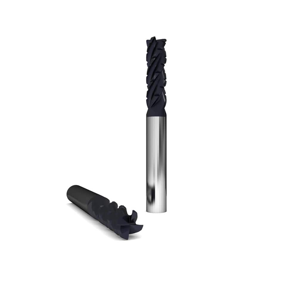 Corner Radius End Mill: 1/8″ Dia, 1/2″ LOC, 0.01″ Radius, 4 Flutes, Solid Carbide 2″ OAL, 1/8″ Shank Dia, 38 ° Helix, AlCr Coated, Corner Radius End, Centercutting, Series 1035