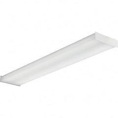 Lithonia Lighting - Wraparound Light Fixtures Lamp Type: LED Mounting Type: Surface Mount - Exact Tool & Supply
