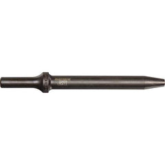 Mayhew - 1/8" Head Width, 6" OAL, Rivet Cutter Chisel - Round Drive, Round Shank, Steel - Exact Tool & Supply