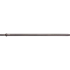 Mayhew - 3/8" Head Width, 18" OAL, Tapered Punch Chisel - Round Drive, Round Shank, Steel - Exact Tool & Supply
