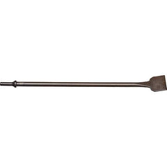 Mayhew - 2" Head Width, 24" OAL, Scraper Punch - Round Drive, Round Shank, Steel - Exact Tool & Supply