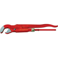 Rothenberger - Pipe Wrenches Type: Corner Pipe Wrench 45 Deg Maximum Pipe Capacity (Inch): 2 - Exact Tool & Supply