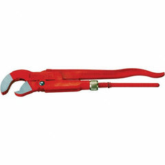Rothenberger - Pipe Wrenches Type: Corner Pipe Wrench 45 Deg Maximum Pipe Capacity (Inch): 1-1/2 - Exact Tool & Supply