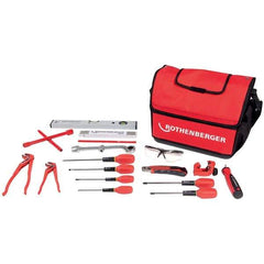 Rothenberger - Combination Hand Tool Sets Tool Type: Plumber's Tool Set Number of Pieces: 13 - Exact Tool & Supply