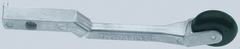 #11204 - 1/8; 1/4; or 1/2 x 18'' Belt Size - 1 x 3/8'' Contact Wheel - Dynafile II Contact Arm Assembly - Exact Tool & Supply