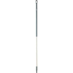Vikan - 59 x 1-1/4" Aluminum Squeegee Handle - European Threaded Connection, Gray - Exact Tool & Supply