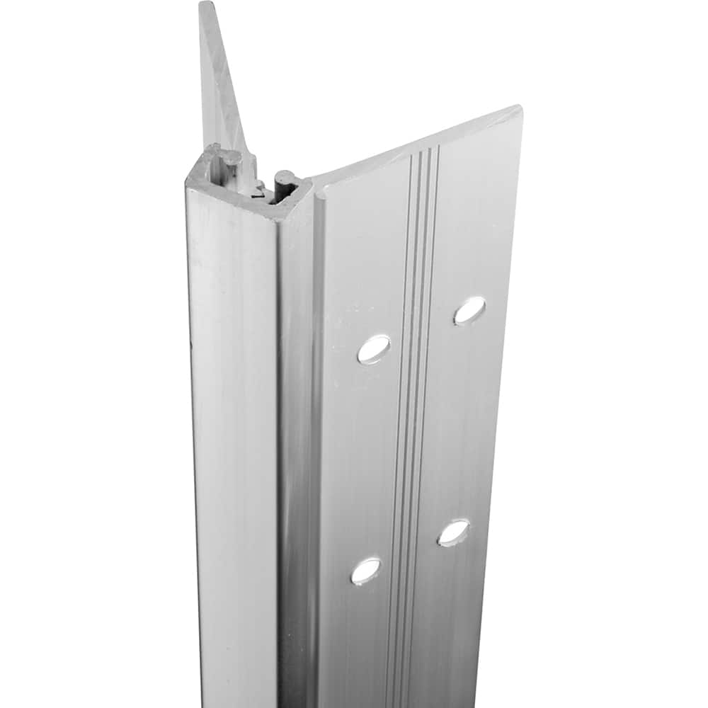 Stanley - Continuous Hinges; Type: Full Mortise ; Mount Type: Full Mortise ; Overall Length (Inch): 83; 83 ; Hinge Material: Aluminum ; Width (Decimal Inch): 4.0938 ; Thickness (Decimal Inch): 0.1120 - Exact Tool & Supply