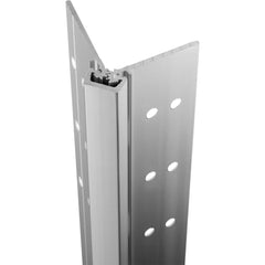 Stanley - Continuous Hinges; Type: Full Mortise ; Mount Type: Full Mortise ; Overall Length (Inch): 79; 79 ; Hinge Material: Aluminum ; Width (Decimal Inch): 4.4375 ; Thickness (Decimal Inch): 0.1120 - Exact Tool & Supply