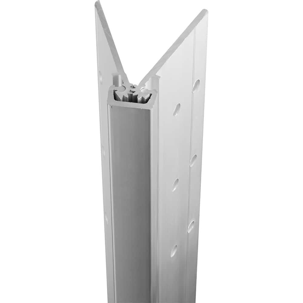 Stanley - Continuous Hinges; Type: Full Mortise ; Mount Type: Full Mortise ; Overall Length (Inch): 85; 85 ; Hinge Material: Aluminum ; Width (Decimal Inch): 4.7813 ; Thickness (Decimal Inch): 0.1120 - Exact Tool & Supply