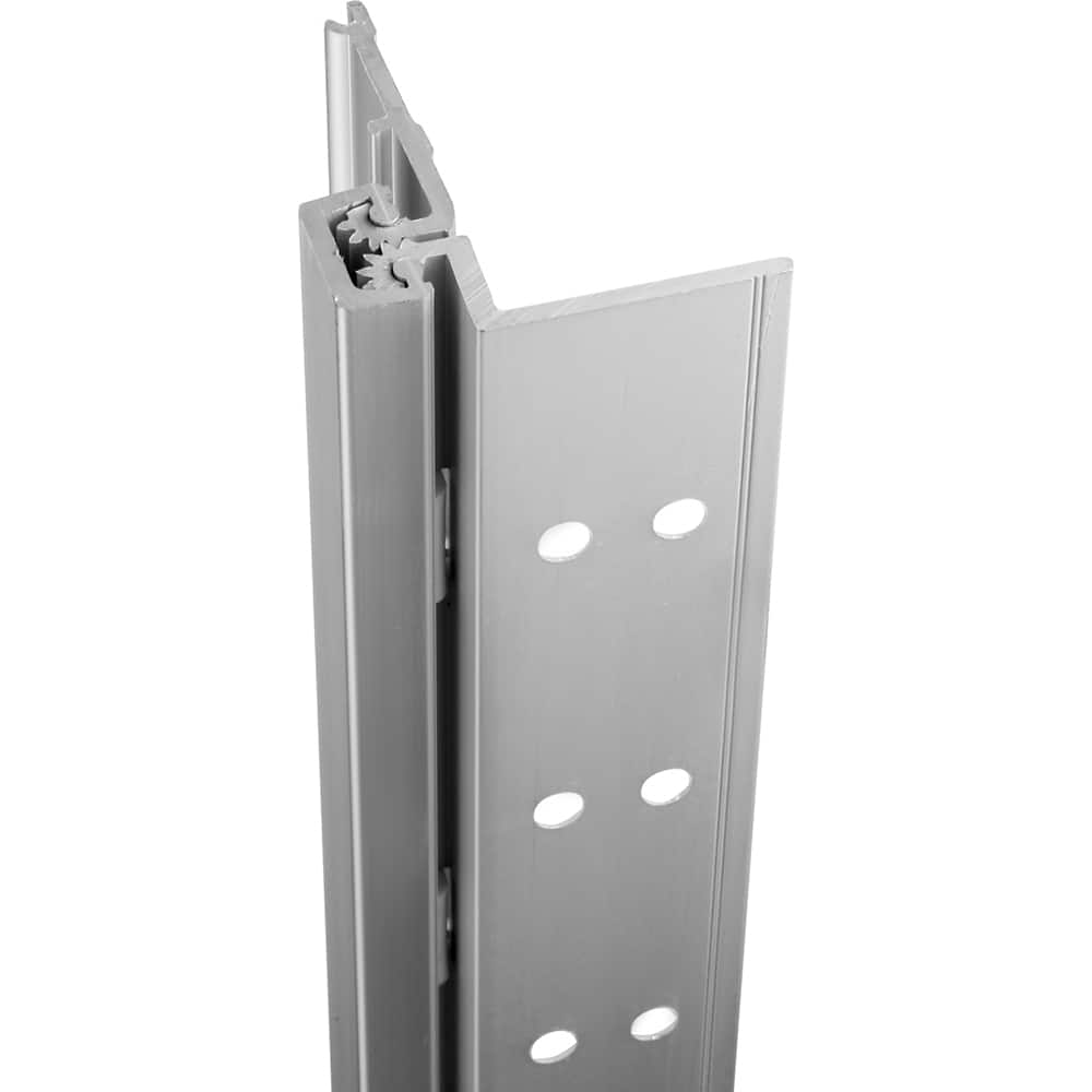 Stanley - Continuous Hinges; Type: Half Surface ; Mount Type: Half Surface ; Overall Length (Inch): 95; 95 ; Hinge Material: Aluminum ; Width (Decimal Inch): 3.5 ; Thickness (Decimal Inch): 0.1120 - Exact Tool & Supply
