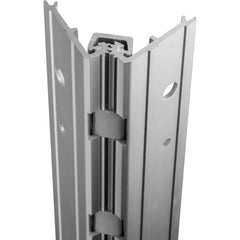 Stanley - Continuous Hinges; Type: Full Surface ; Mount Type: Full Surface ; Overall Length (Inch): 83; 83 ; Hinge Material: Aluminum ; Width (Decimal Inch): 3.4063 ; Thickness (Decimal Inch): 0.1120 - Exact Tool & Supply