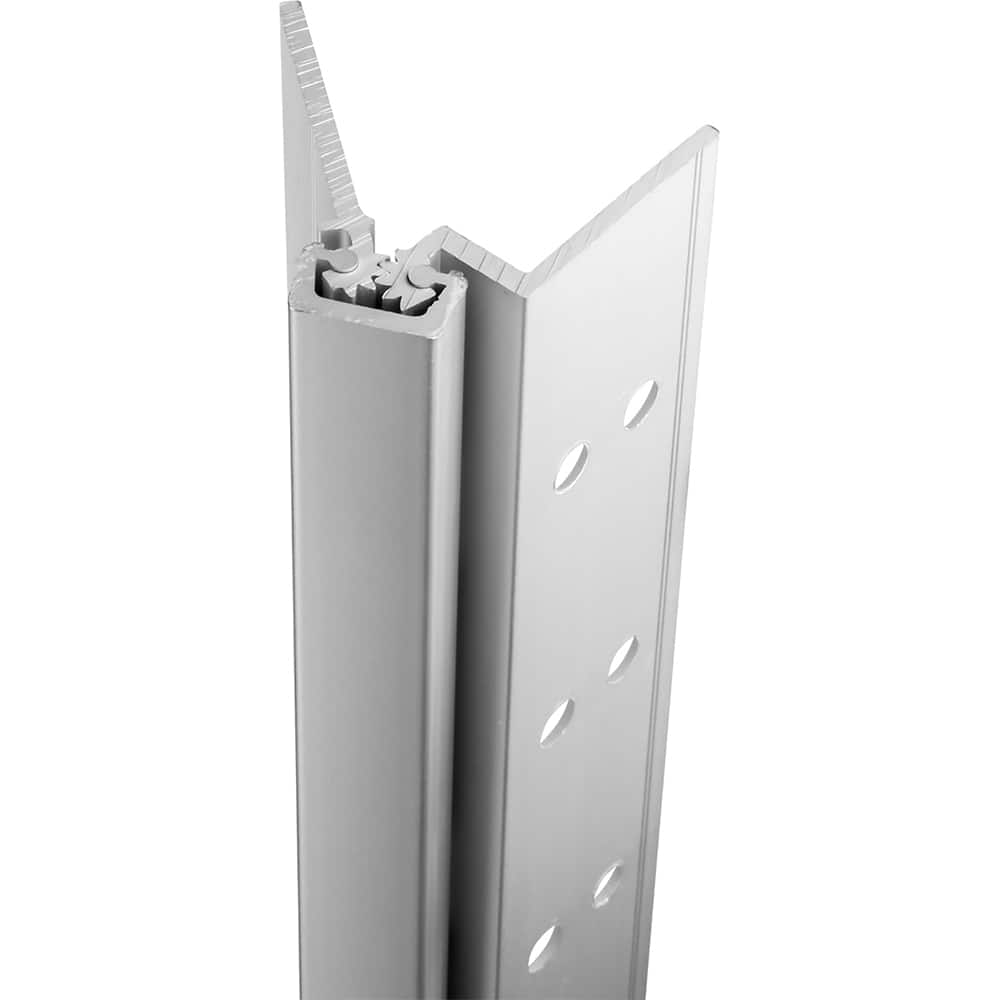 Stanley - Continuous Hinges; Type: Full Mortise ; Mount Type: Full Mortise ; Overall Length (Inch): 95; 95 ; Hinge Material: Aluminum ; Width (Decimal Inch): 3.9375 ; Thickness (Decimal Inch): 0.1120 - Exact Tool & Supply