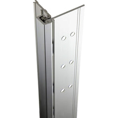 Stanley - Continuous Hinges; Type: Half Surface ; Mount Type: Half Surface ; Overall Length (Inch): 95; 95 ; Hinge Material: Aluminum ; Width (Decimal Inch): 4.0 ; Thickness (Decimal Inch): 0.1120 - Exact Tool & Supply