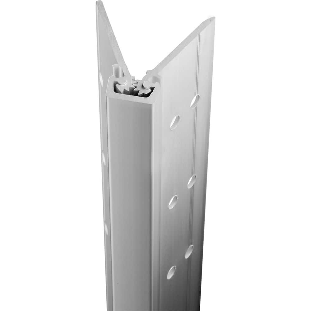 Stanley - Continuous Hinges; Type: Full Mortise ; Mount Type: Full Mortise ; Overall Length (Inch): 95; 95 ; Hinge Material: Aluminum ; Width (Decimal Inch): 4.0781 ; Thickness (Decimal Inch): 0.1120 - Exact Tool & Supply