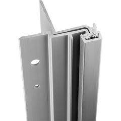 Stanley - Continuous Hinges; Type: Half Surface ; Mount Type: Half Surface ; Overall Length (Inch): 95; 95 ; Hinge Material: Aluminum ; Width (Decimal Inch): 5.3125 ; Thickness (Decimal Inch): 0.1120 - Exact Tool & Supply
