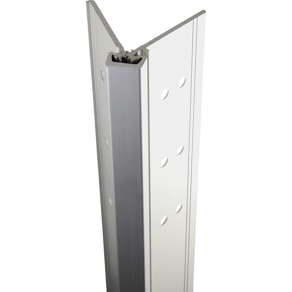 Stanley - Continuous Hinges; Type: Full Mortise ; Mount Type: Full Mortise ; Overall Length (Inch): 83; 83 ; Hinge Material: Aluminum ; Width (Decimal Inch): 4.75 ; Thickness (Decimal Inch): 0.1120 - Exact Tool & Supply