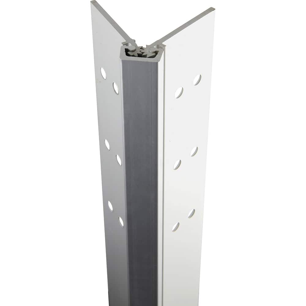 Stanley - Continuous Hinges; Type: Full Mortise ; Mount Type: Full Mortise ; Overall Length (Inch): 79; 79 ; Hinge Material: Aluminum ; Width (Decimal Inch): 4.0938 ; Thickness (Decimal Inch): 0.1120 - Exact Tool & Supply