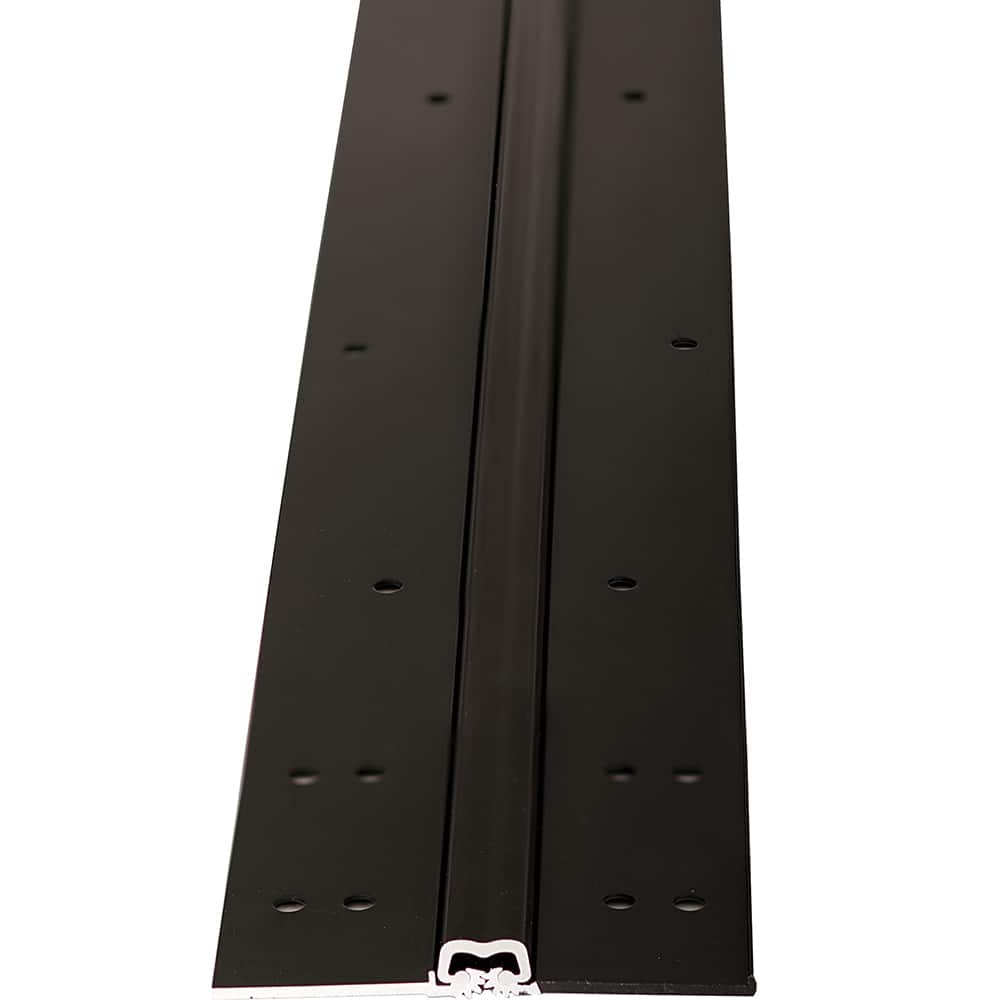 Stanley - Continuous Hinges; Type: Full Mortise ; Mount Type: Full Mortise ; Overall Length (Inch): 95; 95 ; Hinge Material: Aluminum ; Width (Decimal Inch): 4.75 ; Thickness (Decimal Inch): 0.1120 - Exact Tool & Supply