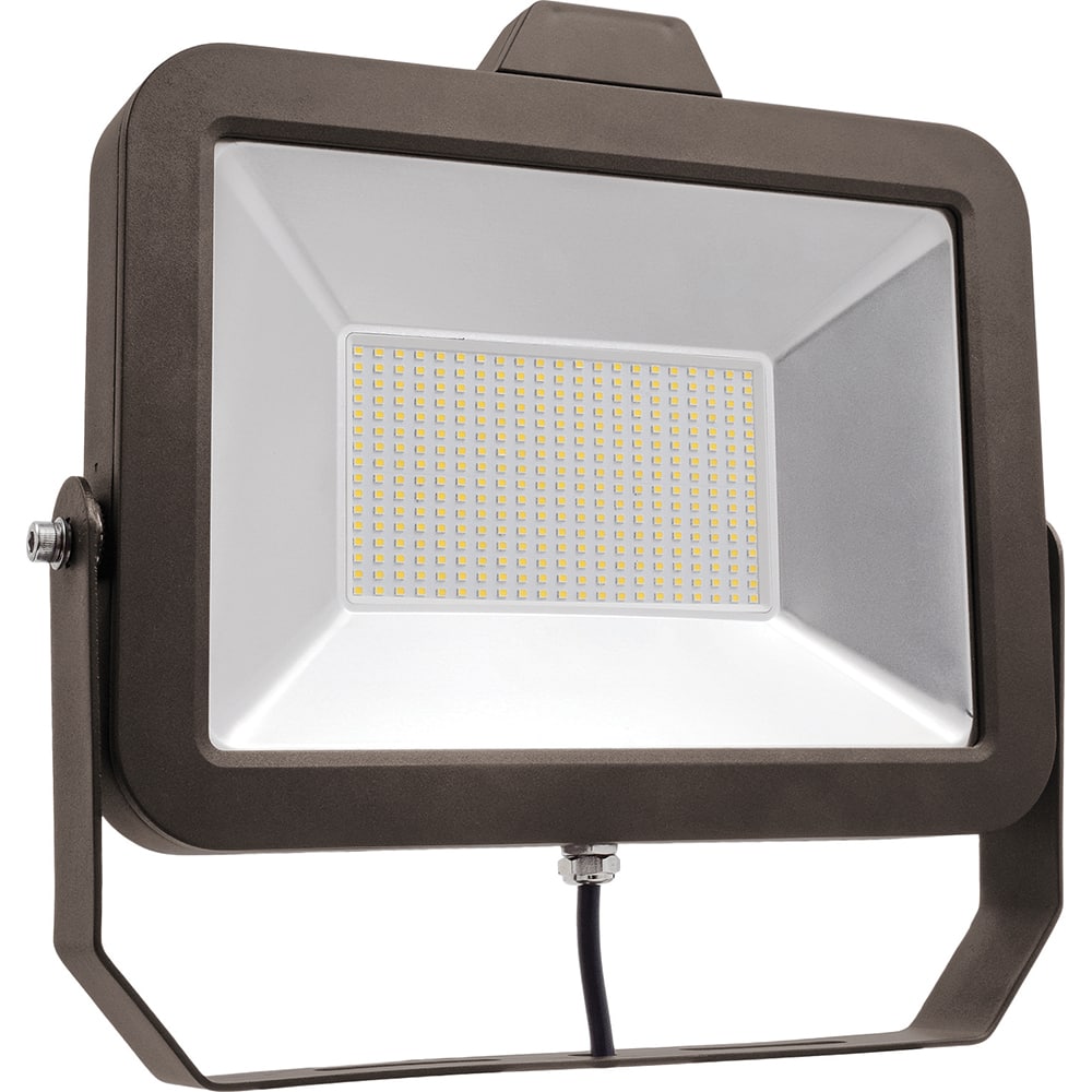 SYLVANIA - 1 Head 100 Watt 120-277 V Floodlight Fixture - Exact Tool & Supply