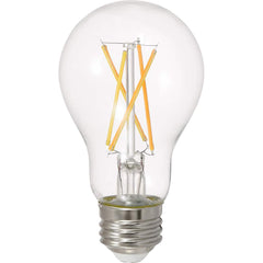 SYLVANIA - Lamps & Light Bulbs; Lamp Technology: LED ; Lamps Style: Commercial/Industrial ; Lamp Type: A19 ; Wattage Equivalent Range: 1-19 ; Actual Wattage: 8.00 ; Base Style: Medium Screw - Exact Tool & Supply