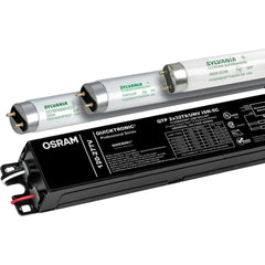 SYLVANIA - Fluorescent Ballasts; Lamp Type: T8 ; Lamp Wattage Range: 80-119 ; Voltage: 120-277 V ; Number of Lamps: 4 ; Lamp Starting Method: Instant Start ; Ballast Factor Range: Normal (0.75-0.99) - Exact Tool & Supply