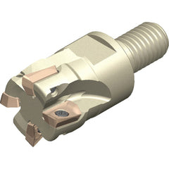 Sumitomo - Indexable Square-Shoulder End Mills; Cutting Diameter (mm): 35.00 ; Shank Type: Modular Connection ; Modular Connection Size: M16 ; Overall Length/Projection (mm): 63.00 ; Lead Angle: 90 ; Series: WEZ - Exact Tool & Supply