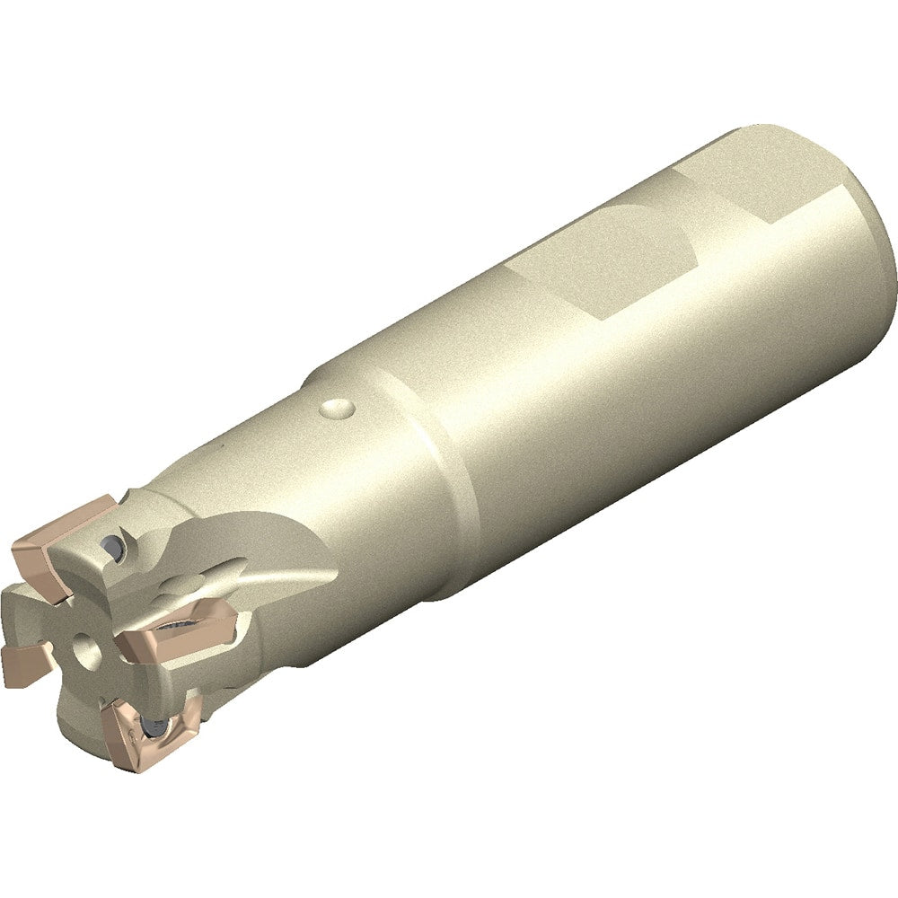 Sumitomo - Indexable Square-Shoulder End Mills; Cutting Diameter (Inch): 1 ; Shank Type: Straight ; Shank Diameter (Inch): 1 ; Overall Length/Projection (Decimal Inch): 3.9470 ; Lead Angle: 90 ; Series: WEZ - Exact Tool & Supply