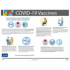 NMC - Training & Safety Awareness Posters; Subject: General Safety & Accident Prevention ; Training Program Title: Protect from COVID-19; COVID-19 Vaccination Awareness ; Message: COVID-19 VACCINES. VACCINES (SHOTS) ARE ONE OF THE TOOLS WE HAVE TO FIGHT - Exact Tool & Supply