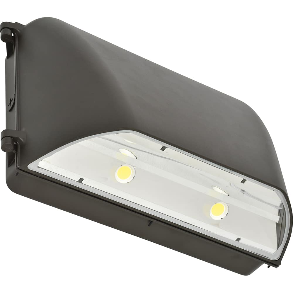 SYLVANIA - 30 Watt, 3,800 Lumens, 5,000°K, 120-277V, IP65 LED Wall Pack Light Fixture - Exact Tool & Supply