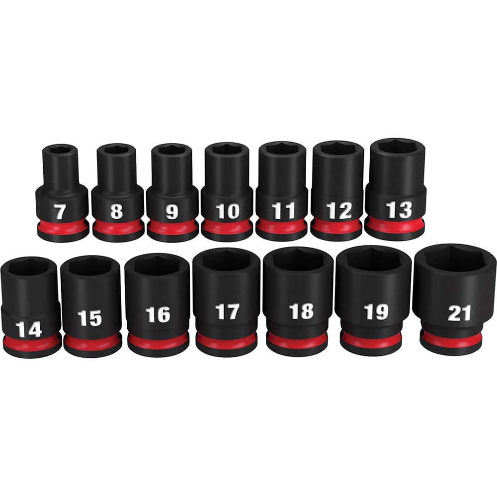 Milwaukee Tool - 14 Pc 3/8" Drive Socket Set - Exact Tool & Supply