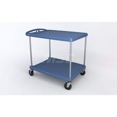 Metro - Carts; Type: Utility ; Load Capacity (Lb.): 400.000 ; Number of Shelves: 2 ; Width (Inch): 27-11/16 ; Length (Inch): 40-1/4 ; Height (Inch): 36-7/8 - Exact Tool & Supply