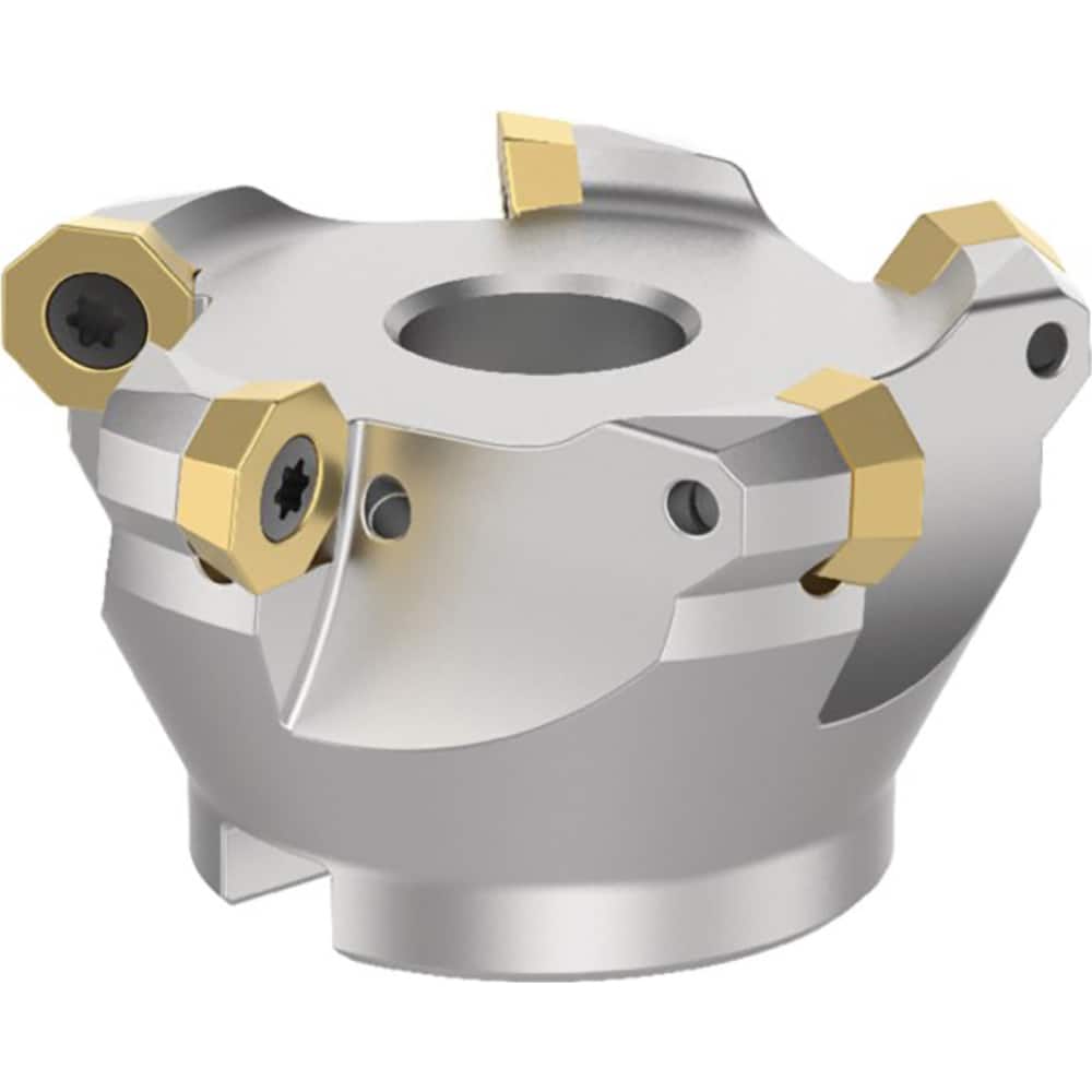 Kennametal - Indexable Square-Shoulder Face Mills; Cutting Diameter (mm): 40.00 ; Cutting Diameter (Inch): 1.5750 ; Arbor Hole Diameter (mm): 16.00 ; Lead Angle: 42 ; Overall Height (mm): 35.00000 ; Insert Compatibility: OD - Exact Tool & Supply