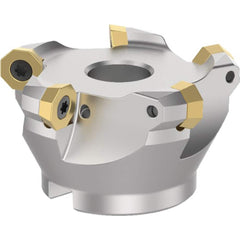 Kennametal - Indexable Square-Shoulder Face Mills; Cutting Diameter (mm): 80.00 ; Cutting Diameter (Inch): 3.1500 ; Arbor Hole Diameter (mm): 27.00 ; Lead Angle: 42 ; Overall Height (mm): 50.00000 ; Insert Compatibility: OD - Exact Tool & Supply