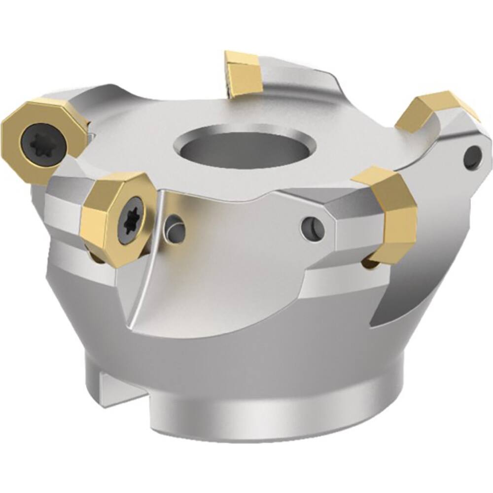 Kennametal - Indexable Square-Shoulder Face Mills; Cutting Diameter (mm): 160.00 ; Cutting Diameter (Inch): 6.2990 ; Arbor Hole Diameter (mm): 40.00 ; Lead Angle: 42 ; Overall Height (mm): 63.00000 ; Insert Compatibility: OD - Exact Tool & Supply