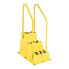 Vestil - Step Ladders; Type: Step Stand ; Height (Feet): 5' 10" ; Industry Rating: Type IA ; Load Capacity (Lb.): 500.000 ; Material: Polyethylene ; Base Spread: 25 (Inch) - Exact Tool & Supply