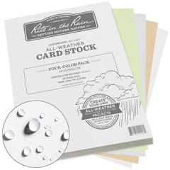 Rite in the Rain - Office Machine Supplies & Accessories; Office Machine/Equipment Accessory Type: Card Stock ; For Use With: Laser Jet Printer ; Detailed Product Description: Rite in the Rain Weatherproof Card Stock, 8.5" x 11", 100#, 20 Sheets of White - Exact Tool & Supply