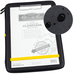 Rite in the Rain - Note Pads, Writing Pads & Notebooks; Writing Pads & Notebook Type: Clip Board ; Size: 14 x 10-5/8 ; Color: Black ; Additional Information: Weatherproof - Exact Tool & Supply