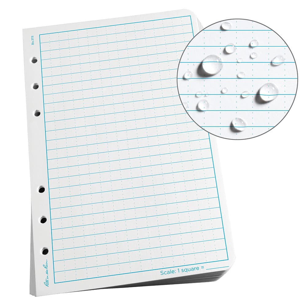Rite in the Rain - Note Pads, Writing Pads & Notebooks; Writing Pads & Notebook Type: Tally Book ; Size: 3-1/2 x 8 ; Number of Sheets: 70 ; Color: Yellow ; Additional Information: Weatherproof - Exact Tool & Supply
