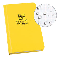 Rite in the Rain - Note Pads, Writing Pads & Notebooks; Writing Pads & Notebook Type: Notebook ; Size: 4-3/4 x 7-1/2 ; Number of Sheets: 80 ; Color: Yellow ; Additional Information: Weatherproof - Exact Tool & Supply