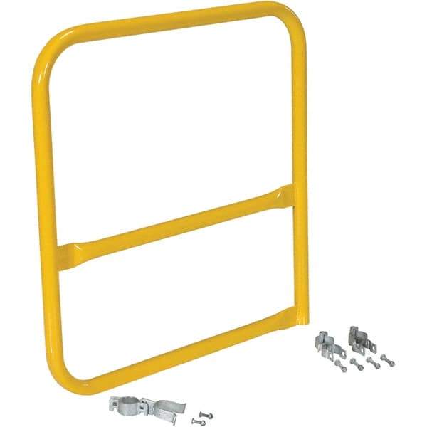 Vestil - Steel Rail Safety Gate - 36" Wide x 36" Door Height, - Exact Tool & Supply
