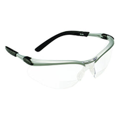 ‎3M BX Reader Protective Eyewear 11375-00000-20 Clear Lens Silver Frame +2.0 Diopter - Exact Tool & Supply