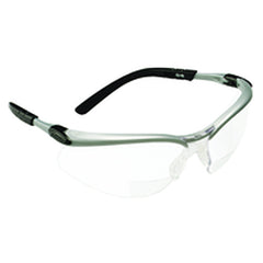 ‎3M BX Reader Protective Eyewear 11376-00000-20 Clear Lens Silver Frame +2.5 Diopter - Exact Tool & Supply