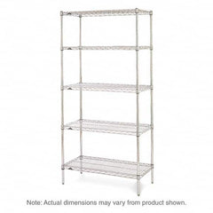 Metro - 2,000 Lb Capacity 5 Shelf Wire Shelving - Starter Unit - Exact Tool & Supply